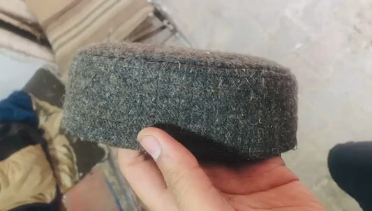 Islamic Wool Cap – Soft Wool, Comfortable Fit for Prayer & Daily Wear (Random Color)